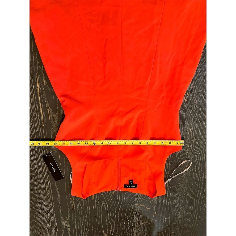Ivy & Blu Women's Mini Wells Dress Size 6 Tangerine Square Neck - Picture 6 of 12